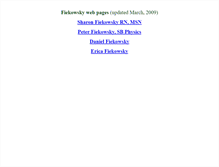 Tablet Screenshot of fiekowsky.com